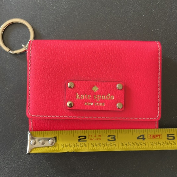 Kate Spade Wallet, card holder with inside zipper, outside “window”. BRAND NEW! - Picture 3 of 6